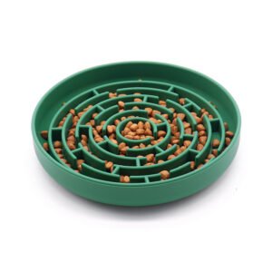 Slow-Feed Silicone Dog Bowl