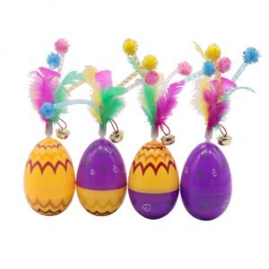 Wobbly Feather Cat Ball