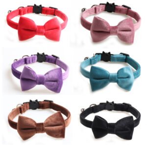 Premium Velvet Cat Collar with Bell